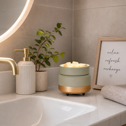 Soft Sage Electric Warmer